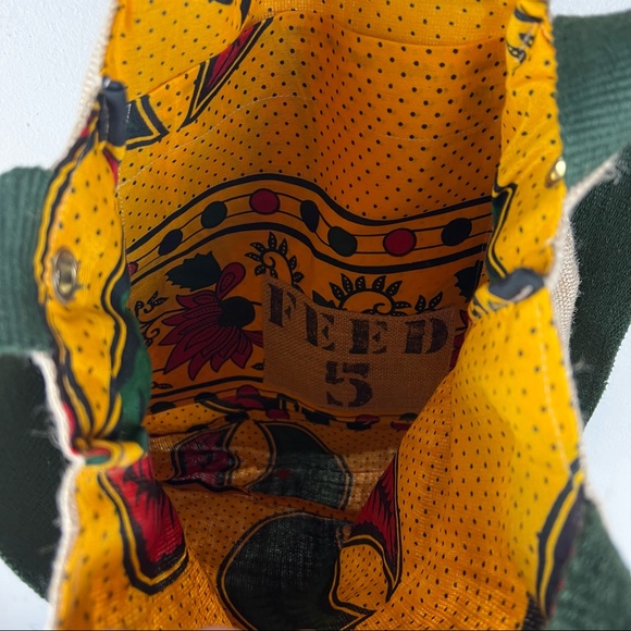 Feed Project Bag Made From Burlap Crossbody Purse - Picture 3 of 5